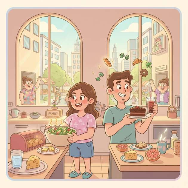 Keto, Cake, and Urban Chaos - Jabali AI Poster