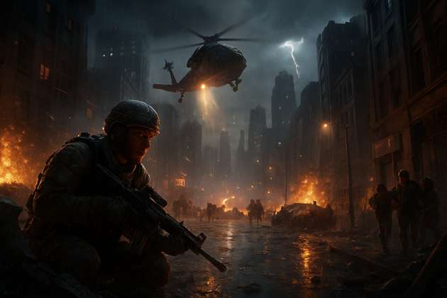 Siege of Ashen City - Jabali AI Poster