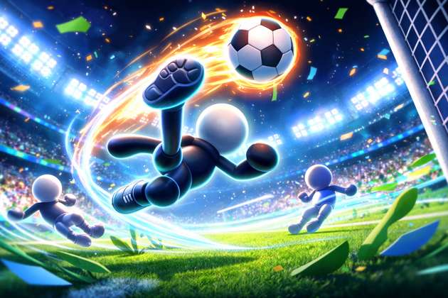 Stickman Soccer Aura - Jabali AI Poster