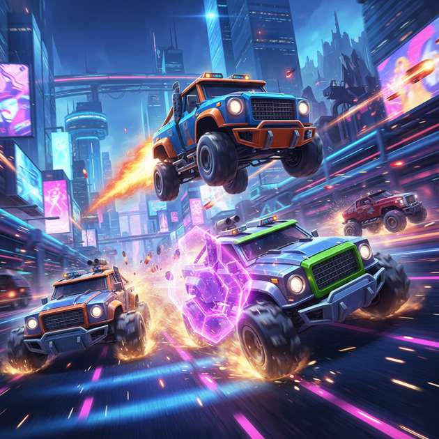 Rig Rampage: Combat Racing - Jabali AI Poster