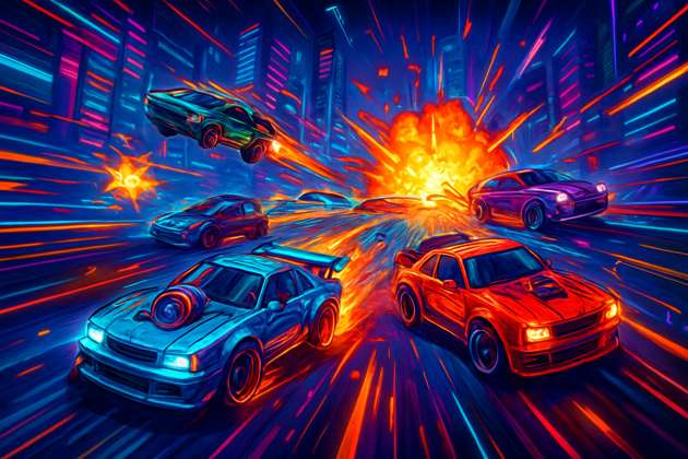 Neon Turbo Rivals - 3D Racing by Jabali AI