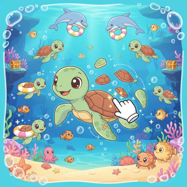 Turtle Tinker Splash - Jabali AI Poster
