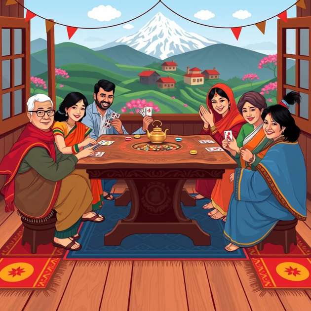 Chiya Ghar Cards - Jabali AI Poster