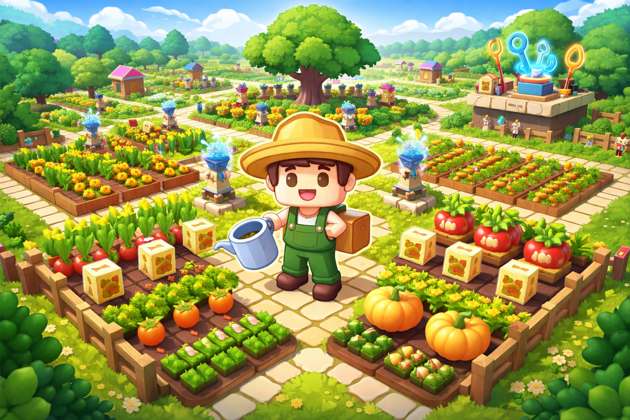 Grow A Garden 3D Online - Jabali AI Poster