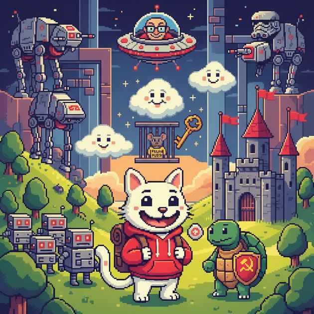 KLEV Quest: Kitty Rescue - Jabali AI Poster