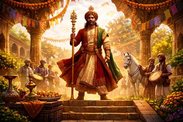 Thakur's Royal Challenge - Jabali AI Poster