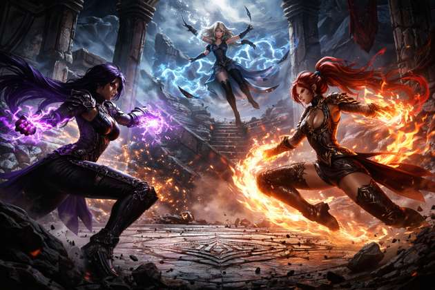 Power Queens Clash - Jabali AI Poster