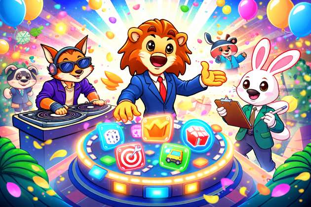 Party Paws: Ultimate MiniGame Madness - Jabali AI Poster