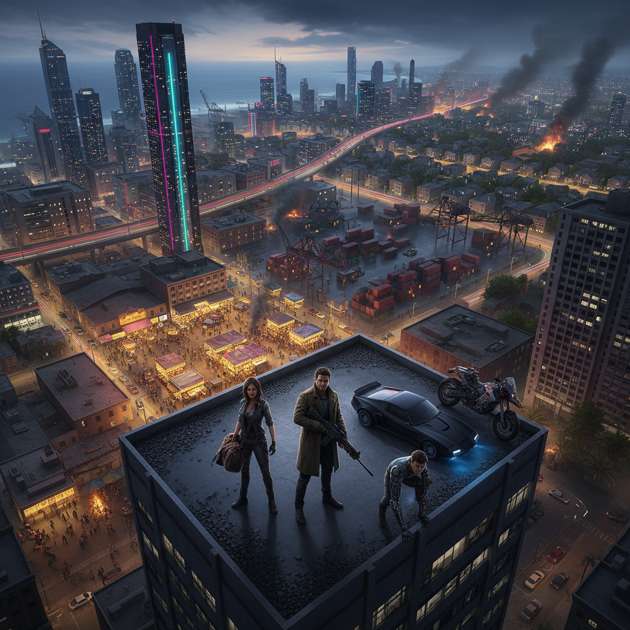City of Ascendancy - Jabali AI Poster