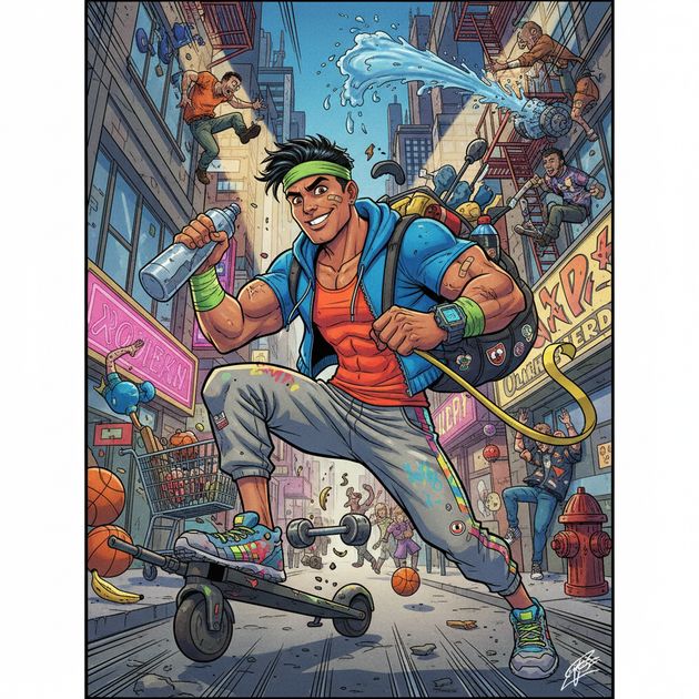 Flex Street Frenzy - Jabali AI Poster