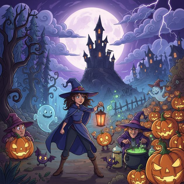 Spirit Tamer: Pumpkin Curse - Jabali AI Poster