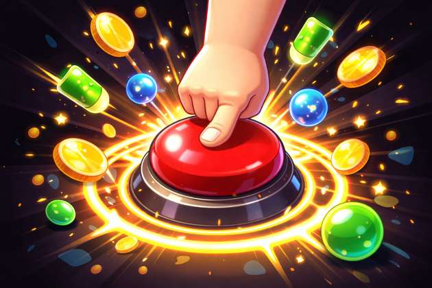 Big Red Button Clicker - Instant game by Jabali AI