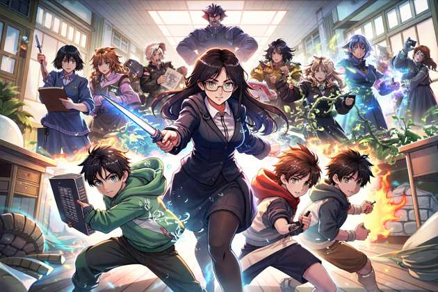 Школьный Замес 10 Уравнений - Jabali AI Poster