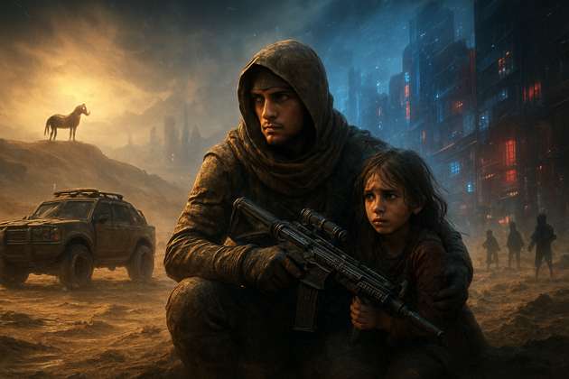 Sunfall Redemption - Jabali AI Poster