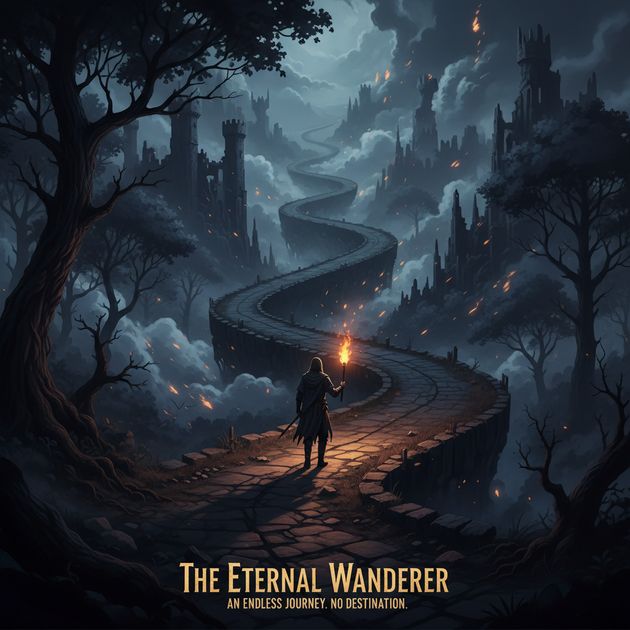 Twilight Road - Jabali AI Poster