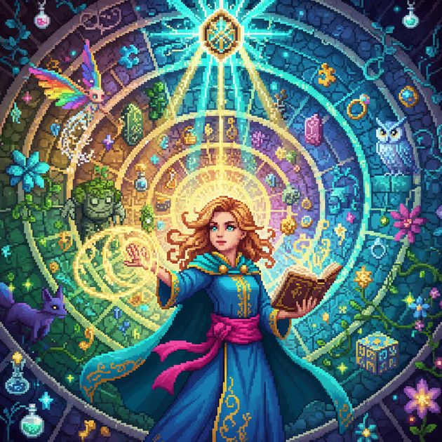 Maze of Enchantment - Jabali AI Poster