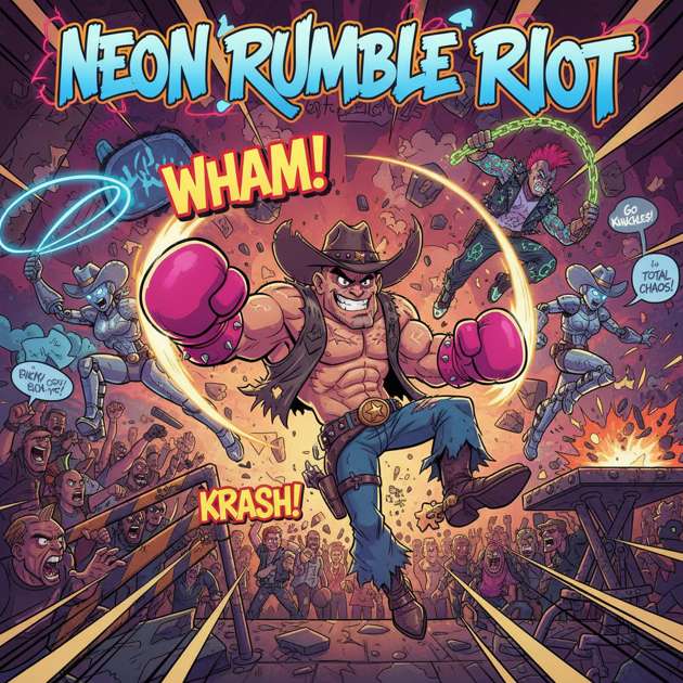 Neon Rumble Riot - Maze Shooter Arcade by Jabali AI