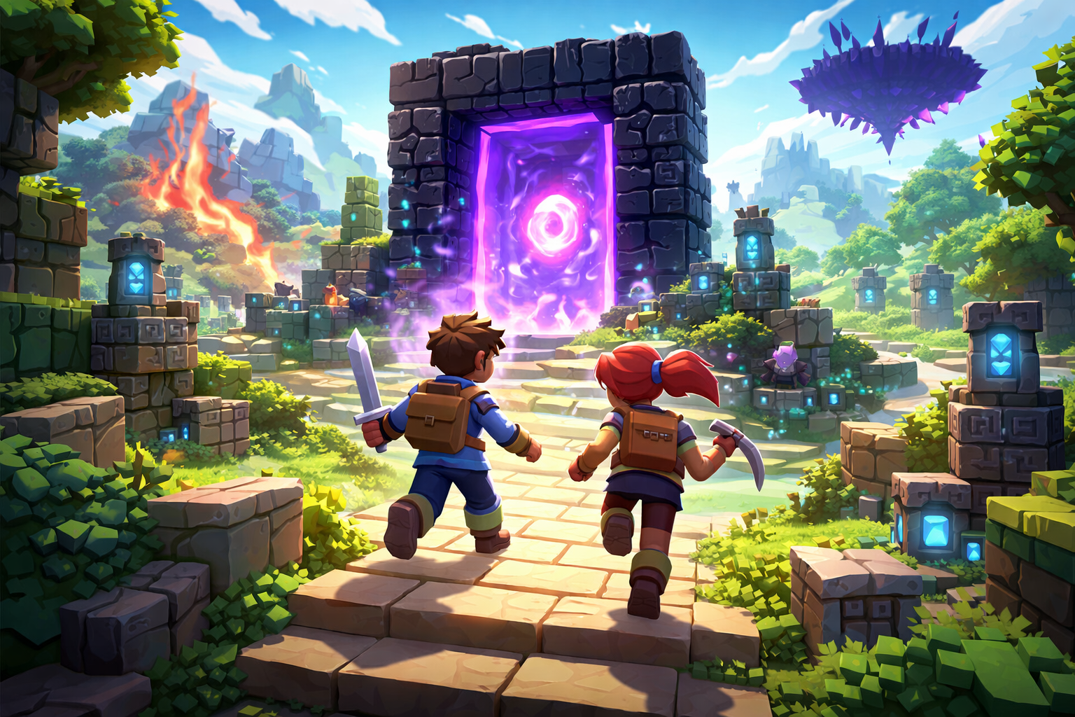 PortalCraft Saga - Instant game by Jabali AI