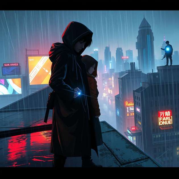 Beneath Neon Truths - Jabali AI Poster