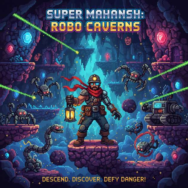 Super Mahaansh: Robo Caverns - Jabali AI Poster