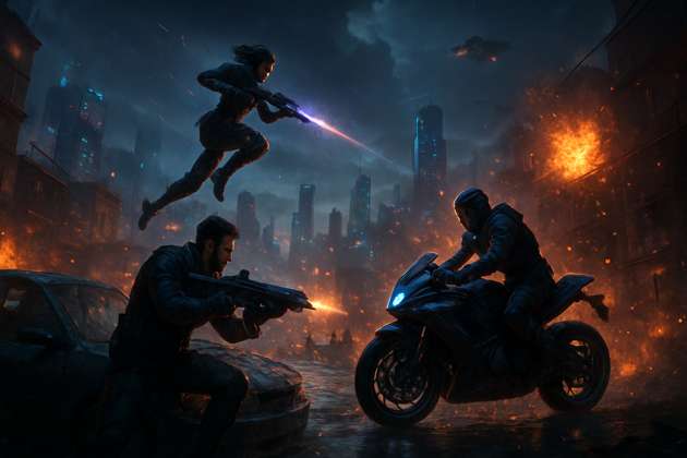 Urban Survival Arena - Jabali AI Poster