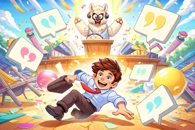 Llama Drama Dodge - Jabali AI Poster