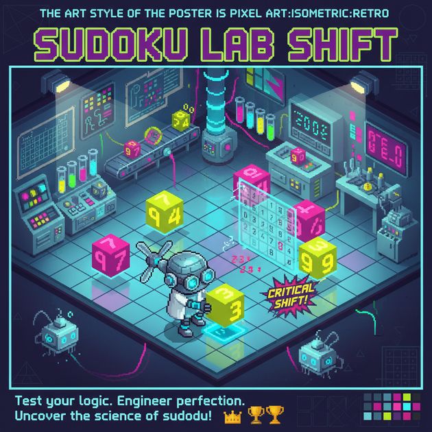 Sudoku Lab Shift - Jabali AI Poster