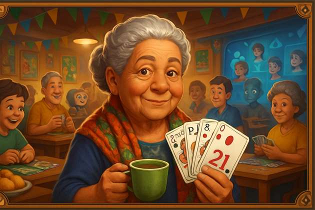 Dona Lúcia Baralho - Jabali AI Poster