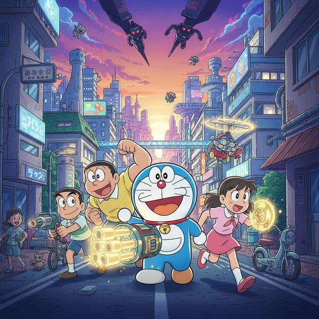 Doraemon: City of Wonders - Jabali AI Poster
