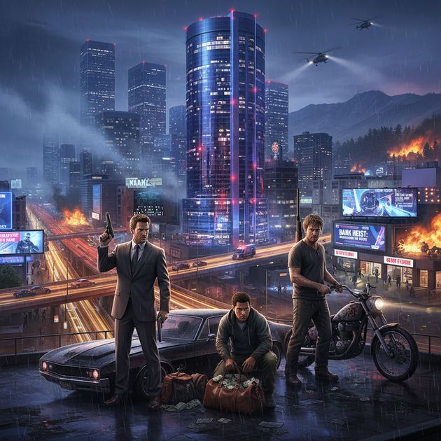 The Triple Heist - Jabali AI Poster