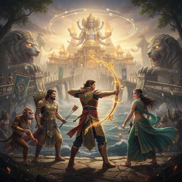 Ramayan Legends Online - Jabali AI Poster