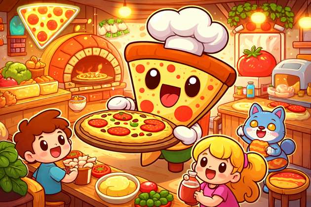 Pizza Parlor Party - Jabali AI Poster