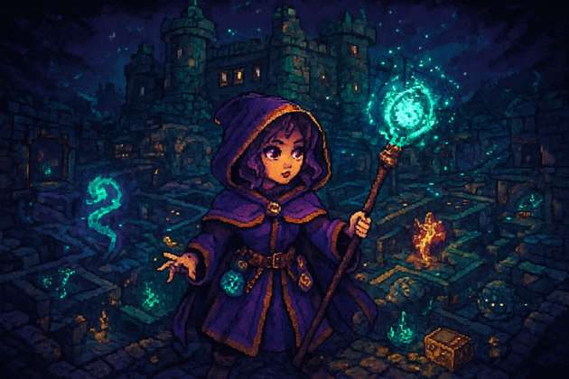 Mystic Dungeon Quest - Jabali AI Poster