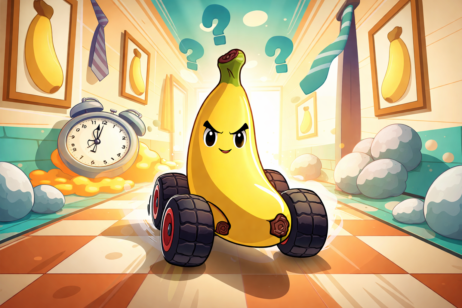 Banana Roll Through the Void - Instant game by Jabali AI