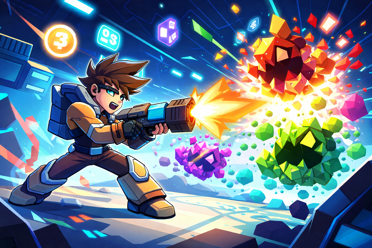 Monster Blaster 3D: Upgrade and Dominate - Instant game by Jabali AI