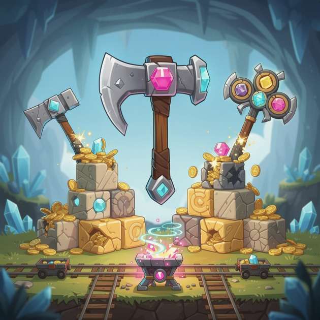 Merge Pickaxe Idle - Jabali AI Poster