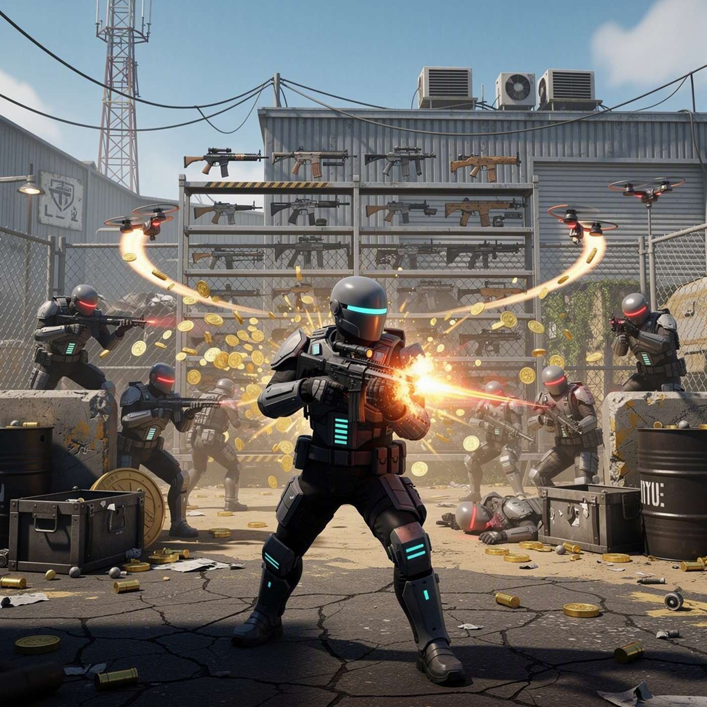 Bullet Rush 3D game artwork