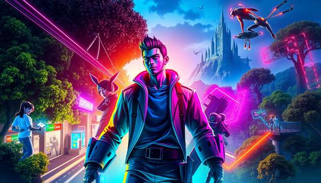 Neon Roots - Jabali AI Poster