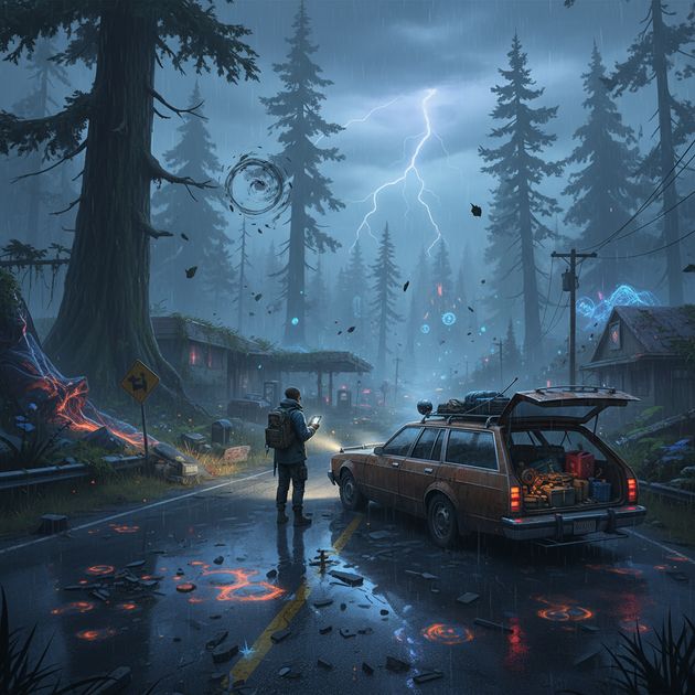 Pacific Drive - Jabali AI Poster