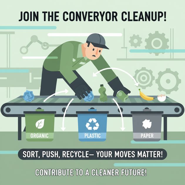 Conveyor Cleanup - Jabali AI Poster