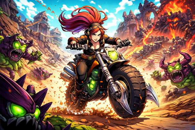 Battle Ride Babe - Jabali AI Poster