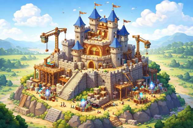 Castle Crafter 3D - Jabali AI Poster