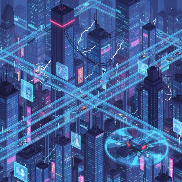 Skyline Runner - Jabali AI Poster