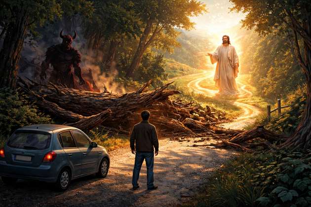 Jesus Leads the Way - Jabali AI Poster