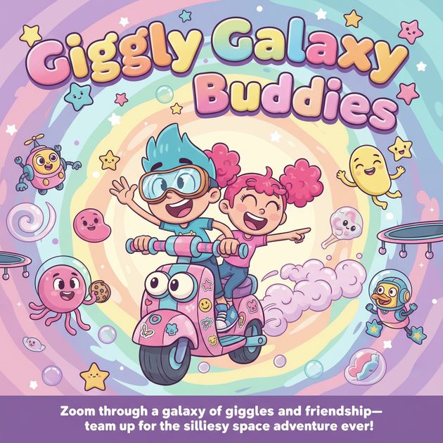 Giggly Galaxy Buddies - Jabali AI Poster