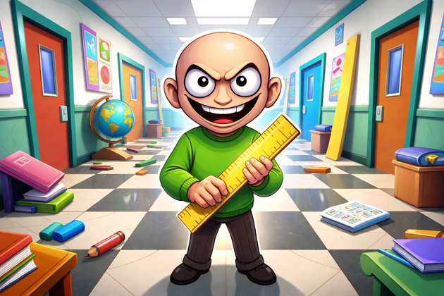 Baldi's HD Schoolhouse Madness - Jabali AI Poster