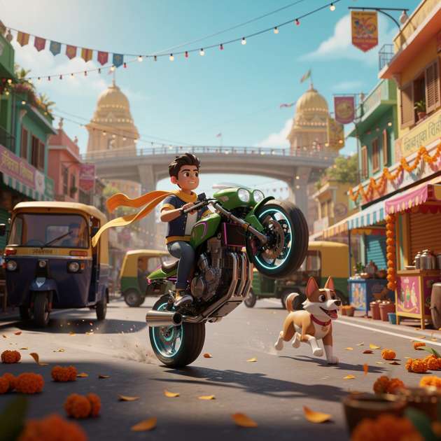 Indian Bike Driving 3D Free - Jabali AI Poster
