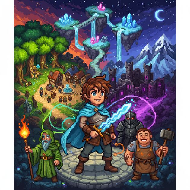 Arin and the Fractured Realms - Jabali AI Poster