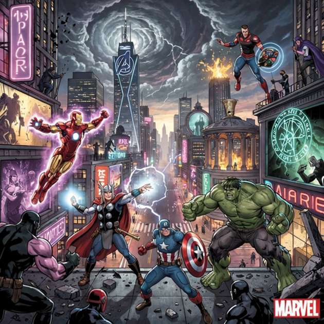 Avengers City Crisis - Jabali AI Poster