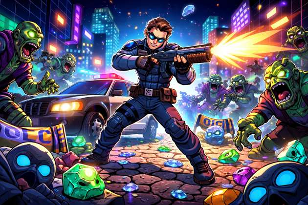 Gem City Zombie Patrol - Jabali AI Poster